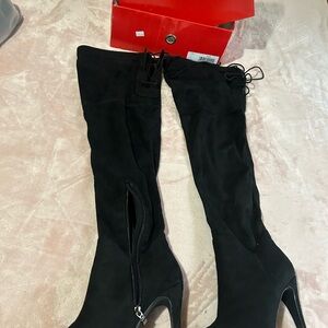Guess Black Over-the-Knee Boots